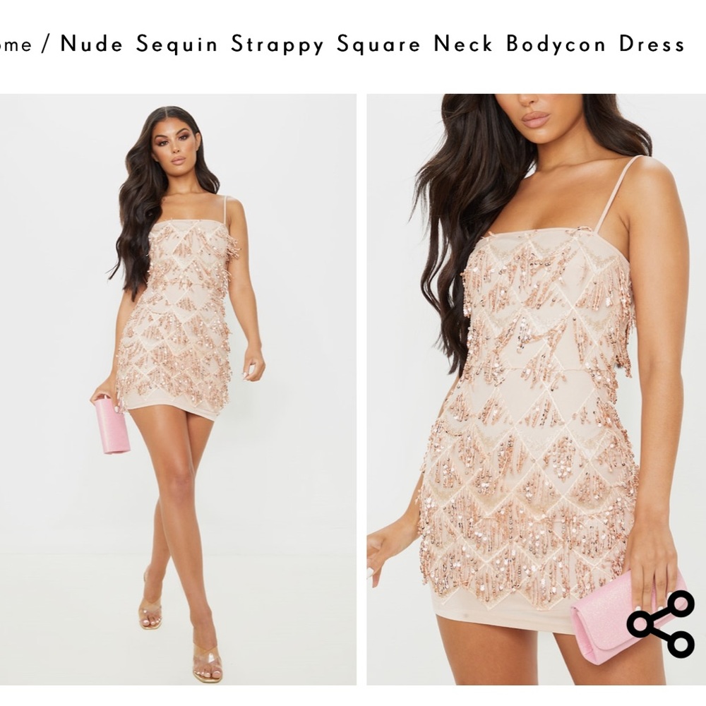 PRETTY LITTLE THING sequin dress